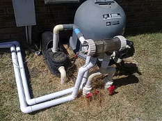 pool filter pump and chlorinator